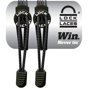 Lock Laces Elastic No Tie Shoelaces 1 Size Fits All for Kids Adults Tieless Lace